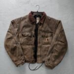 carhartt artic 90s color verde, feid marron talla L