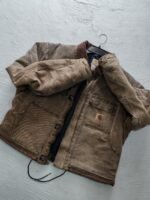 carhartt artic 90s color verde, feid marron talla L - Imagen 7