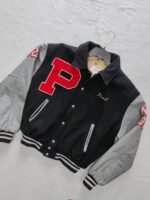 Varsity Jaquet Pennington Cuero Talla L - Imagen 6