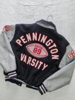 Varsity Jaquet Pennington Cuero Talla L - Imagen 3