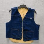 Chaleco Carhartt vintage azul oscuro 80s Talla L