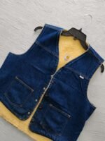 Chaleco Carhartt vintage azul oscuro 80s Talla L - Imagen 3