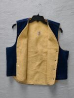 Chaleco Carhartt vintage azul oscuro 80s Talla L - Imagen 4