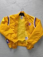 Jacket VTG 90s NBA Lakers Starter Talla L - Imagen 3
