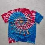 Liquid Blue USA Fireworks Spiral  Talla XL