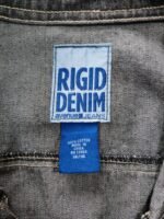 Chaqueta de Lona Rigid Demin Negro Talla M - Imagen 4