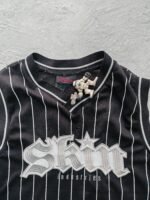 Jersey Skin Industries Vintage Black Pinstripes Talla S - Imagen 3