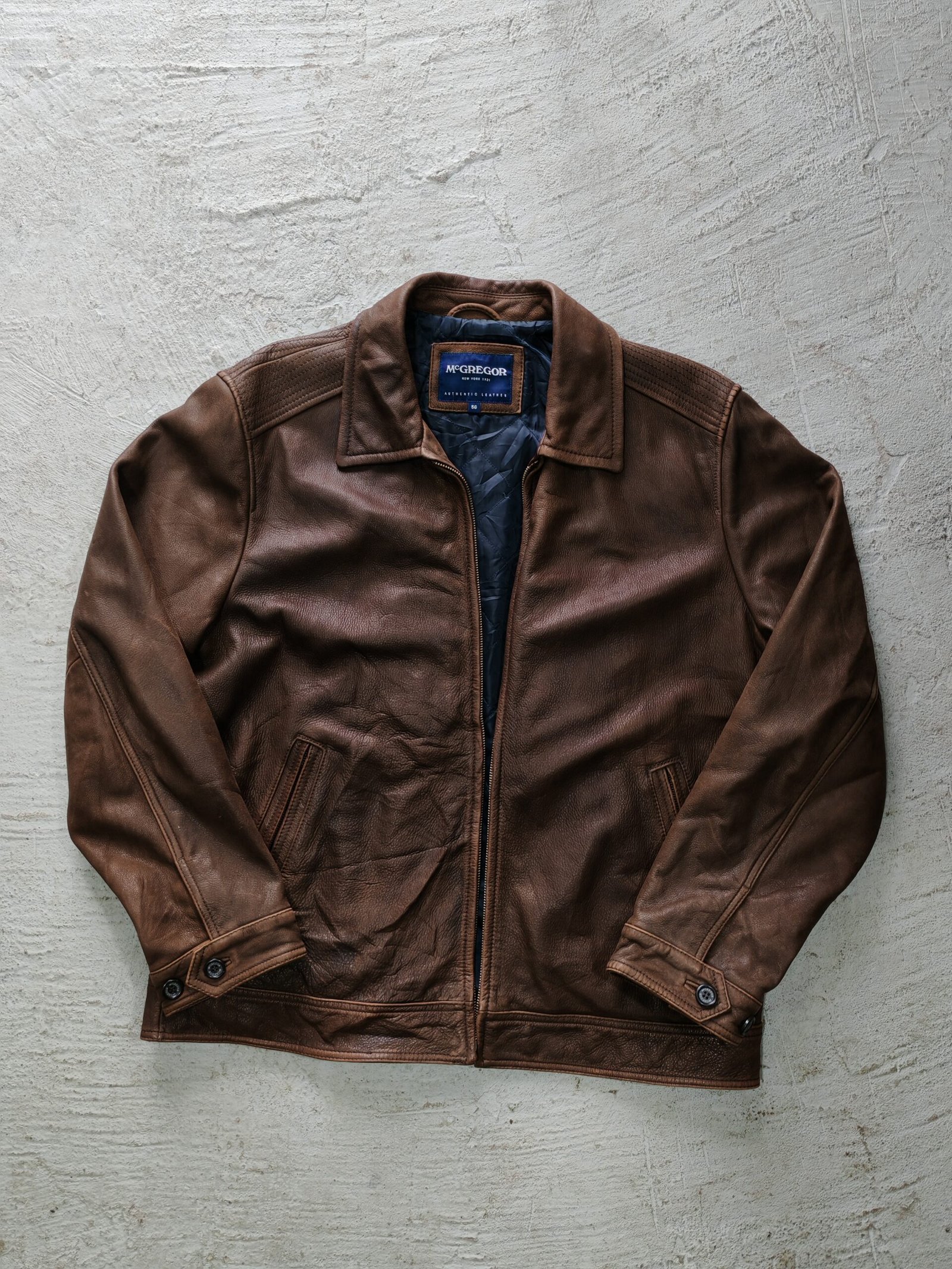 IMG_20260417_155003 CHAQUETA DE CUERO MCGREGOR TALLA L - Imagen 1