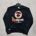 SUDADERA BAPE X LA DODGERS NEGRA TALLA M