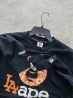 SUDADERA BAPE X LA DODGERS NEGRA TALLA M - Imagen 4